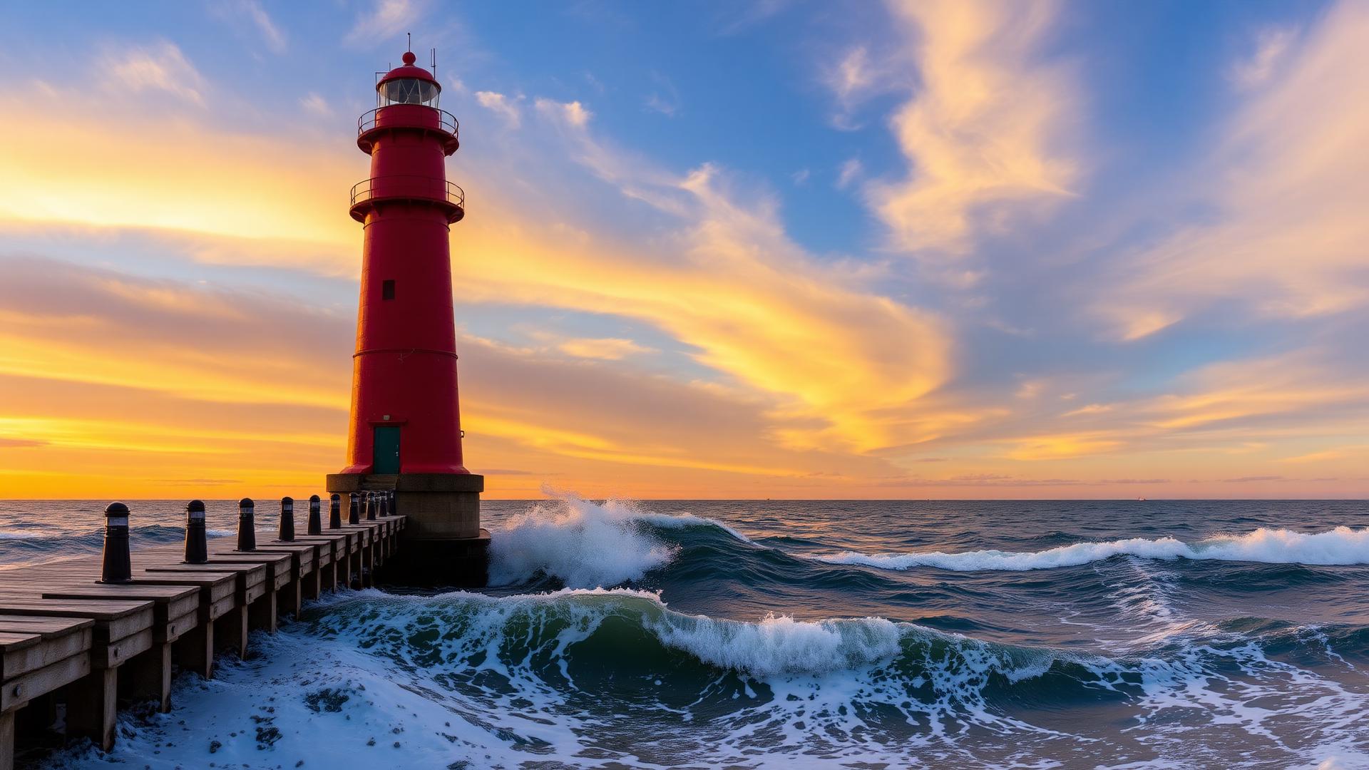 Muskegon South Pierhead Lighthouse