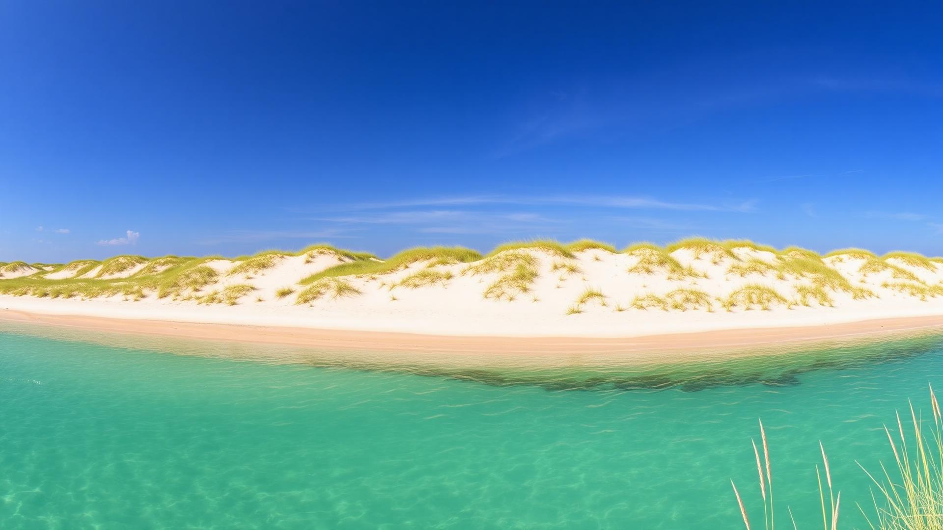 Silver Lake Dunes & Turquoise Waters